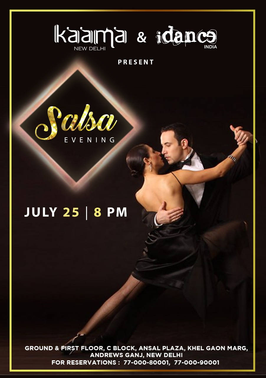 Ansal Plaza Delhi NCR - Salsa Bachata Kizomba Party - Wednesday at Kaama Club - iDance India